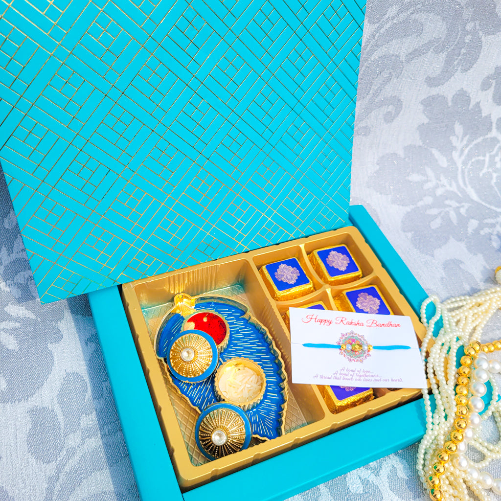 Send Rakhi To UK Free Delivery Raksha Bandhan Celebration Hamper