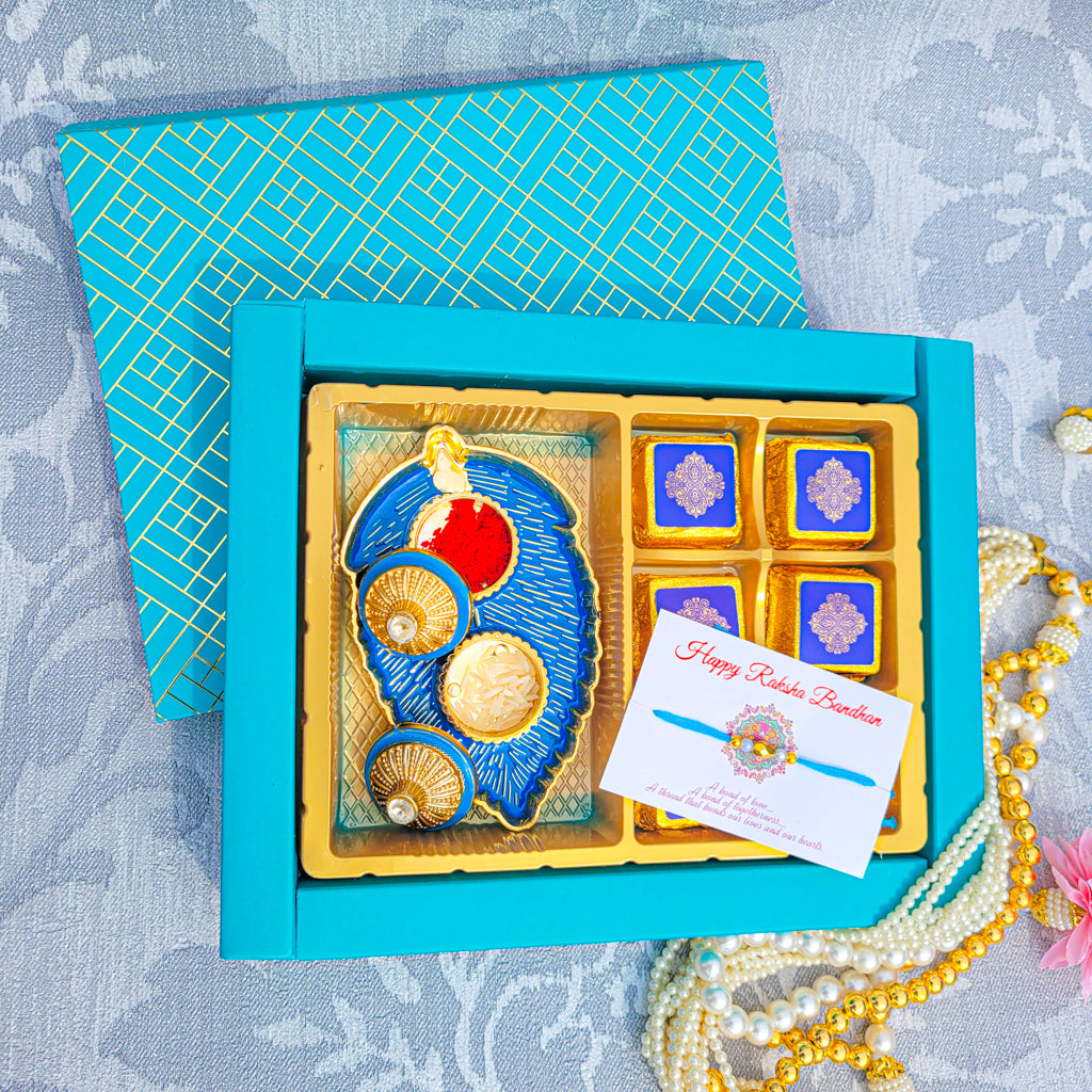 Send Rakhi To UK Free Delivery Raksha Bandhan Celebration Hamper