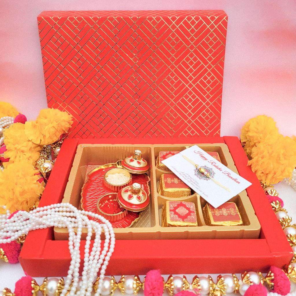 Free Delivery Send Rakhi Celebration Set To UK