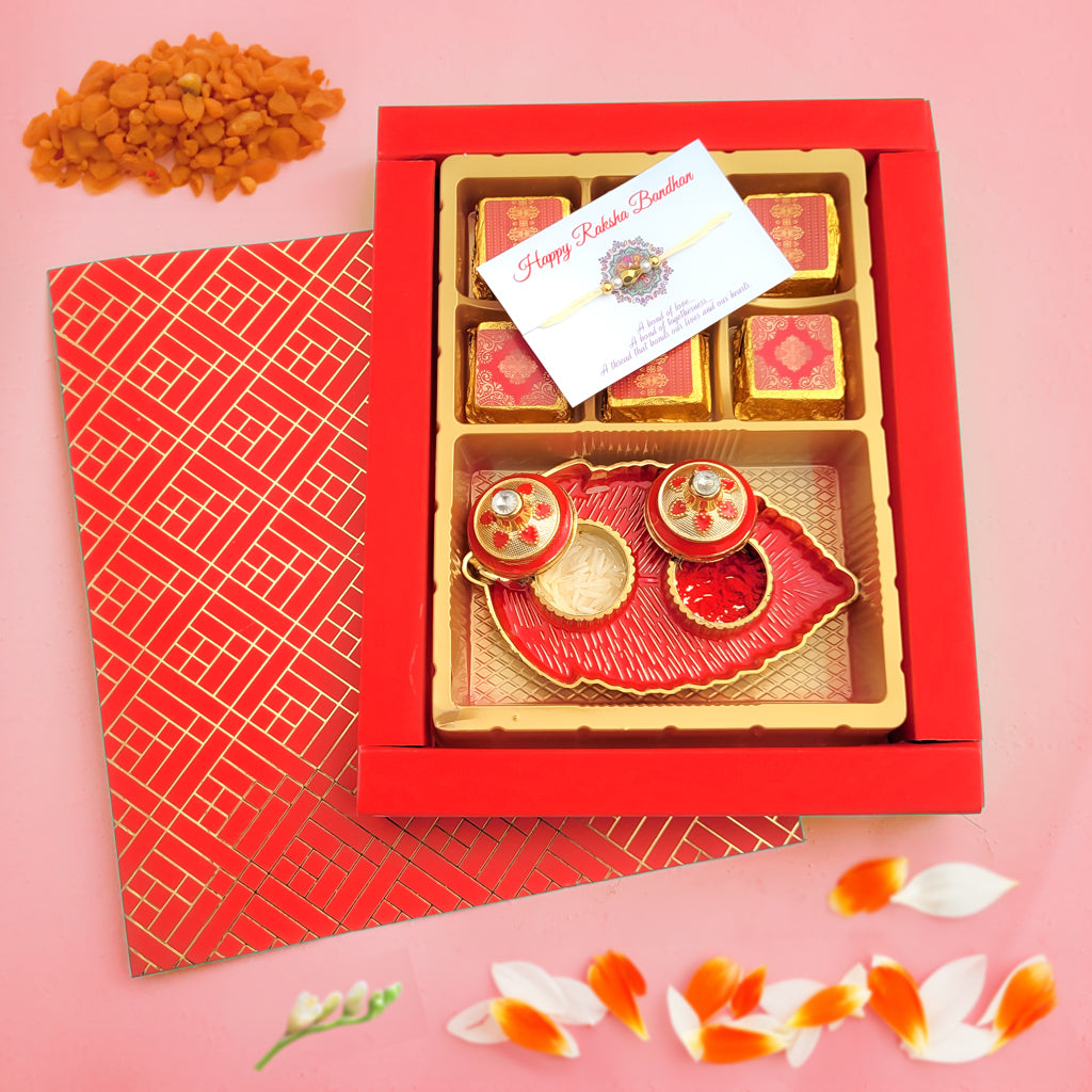 Free Delivery Send Rakhi Celebration Set To UK