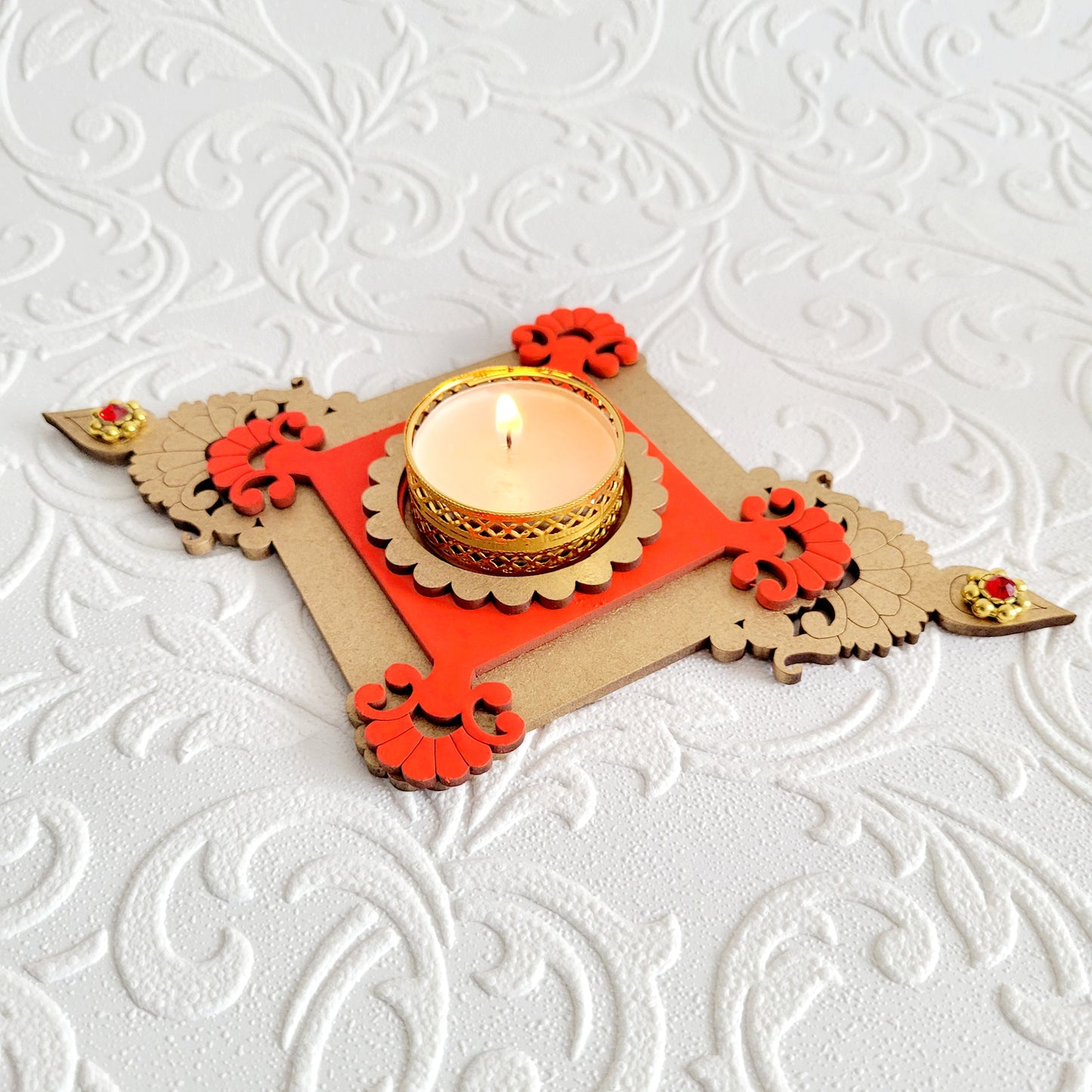 Intricate Diya