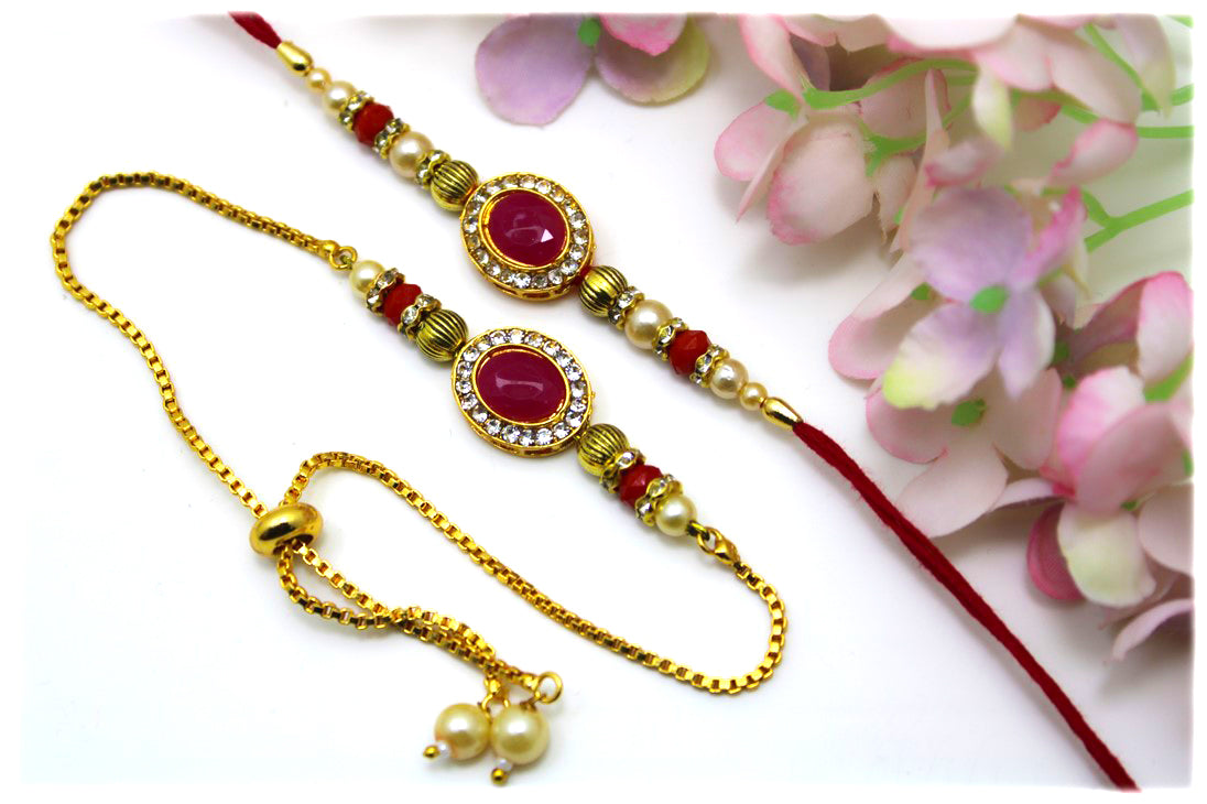 Bhai Bhabhi Rakhi Sets - Designer Style