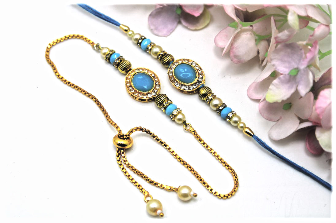 Bhai Bhabhi Rakhi Sets - Designer Style