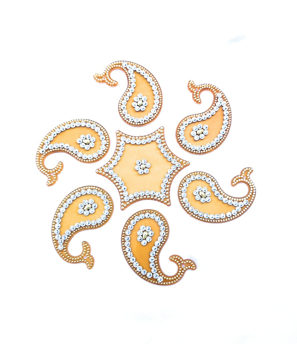 Diwali Decoration Rangoli Reusable Acrylic Set
