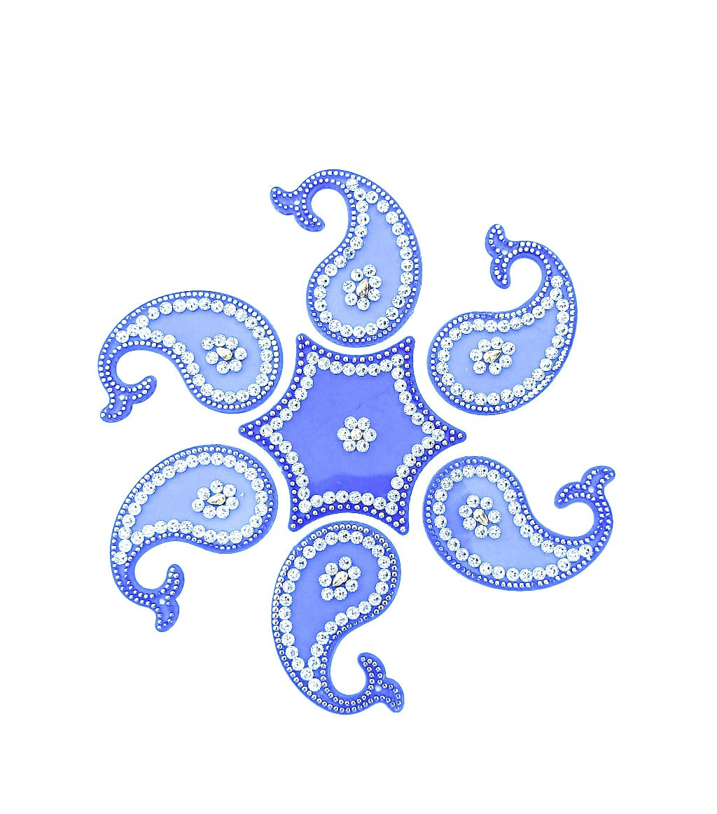 Diwali Decoration Rangoli Reusable Acrylic Set