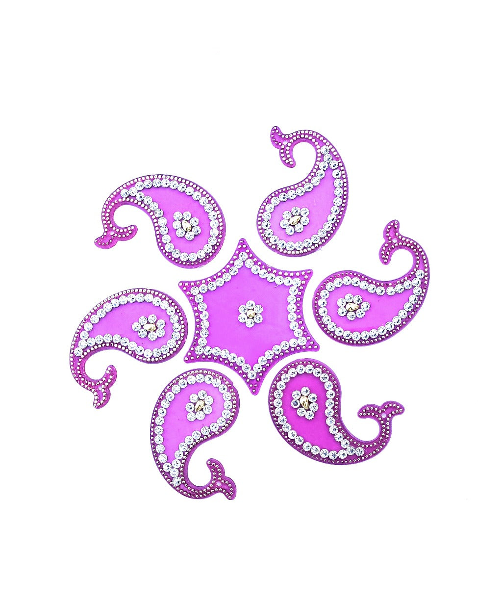 Diwali Decoration Rangoli Reusable Acrylic Set