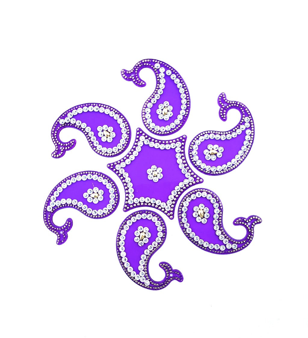 Diwali Decoration Rangoli Reusable Acrylic Set