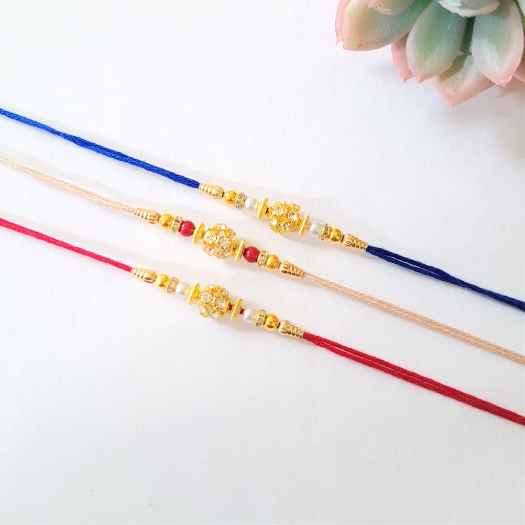 Big Diamond Ball Rakhri/Rakhi/ Friendship bracelet