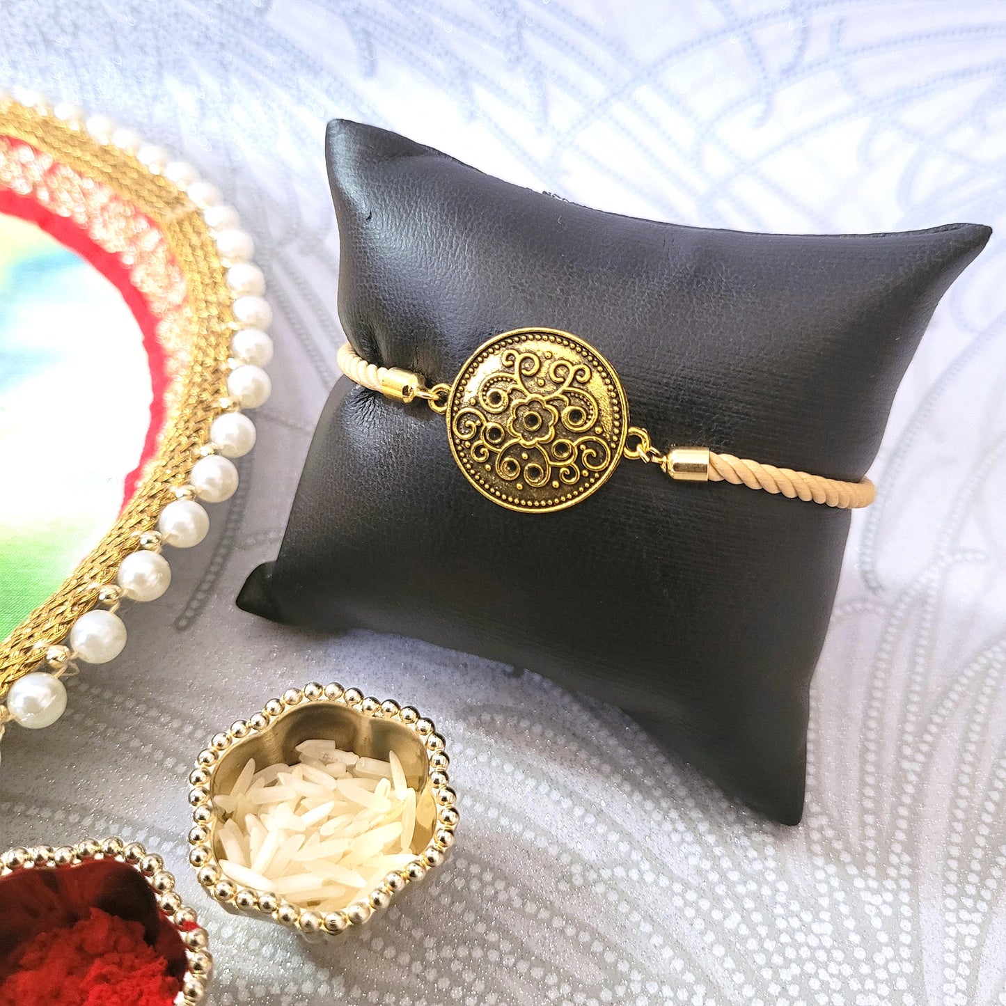Shield Rakhi Adjustable Bracelet - Protection against all evil