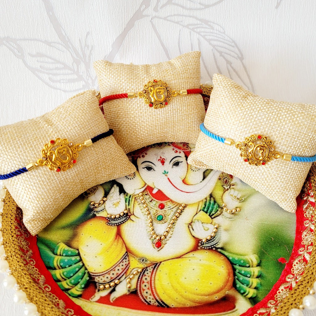Beautiful Adjustable Rakhi Bracelet - Ek Onkar
