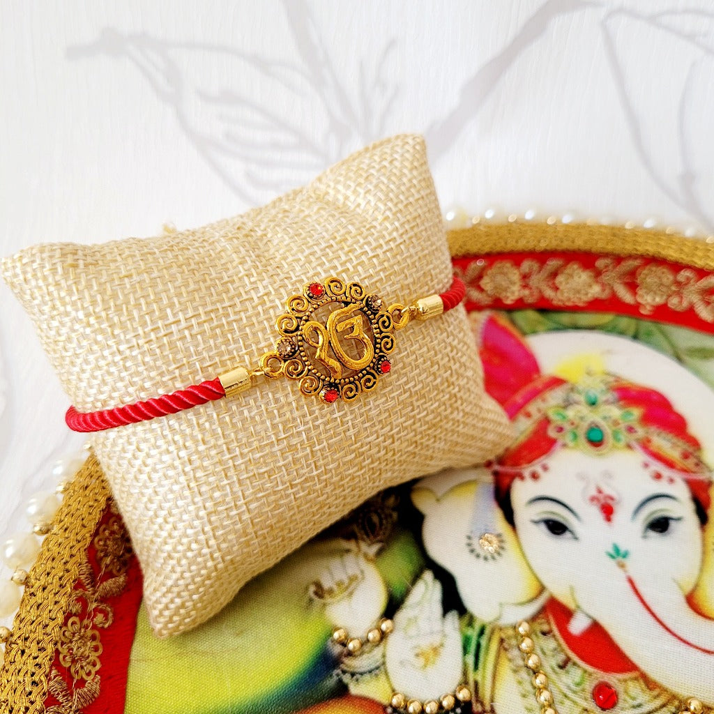 Beautiful Adjustable Rakhi Bracelet - Ek Onkar