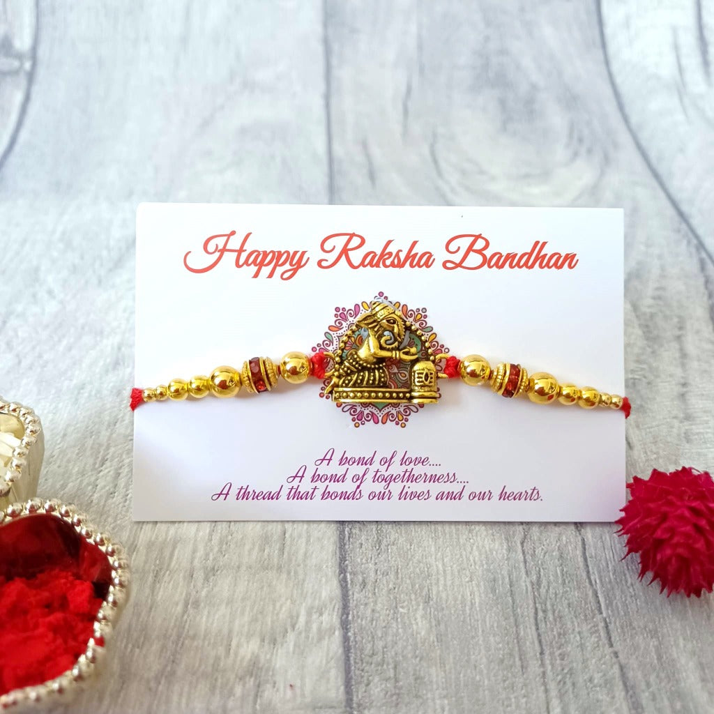 Unique Raksha Bandhan Designer Rakhi - Shivji Puja By Ganesha