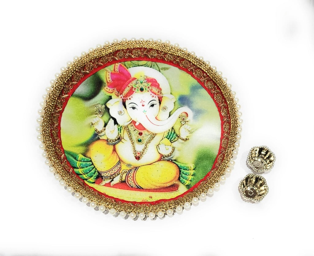 Karwa Chauth Thali, Diwali Pooja Thali, Ganesha & Other Options for Decoration