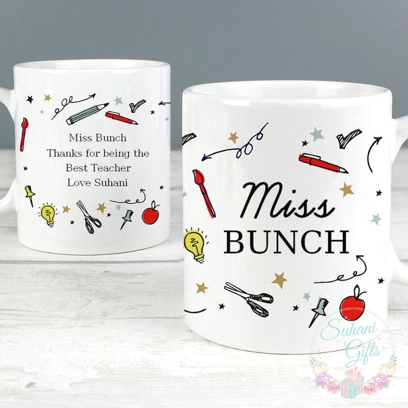 Personalised School Teachers Mug-Suhani Gifts