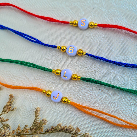 Simple Rakhi Personalised For Your Brother - Delicate Design For Everyday Wear