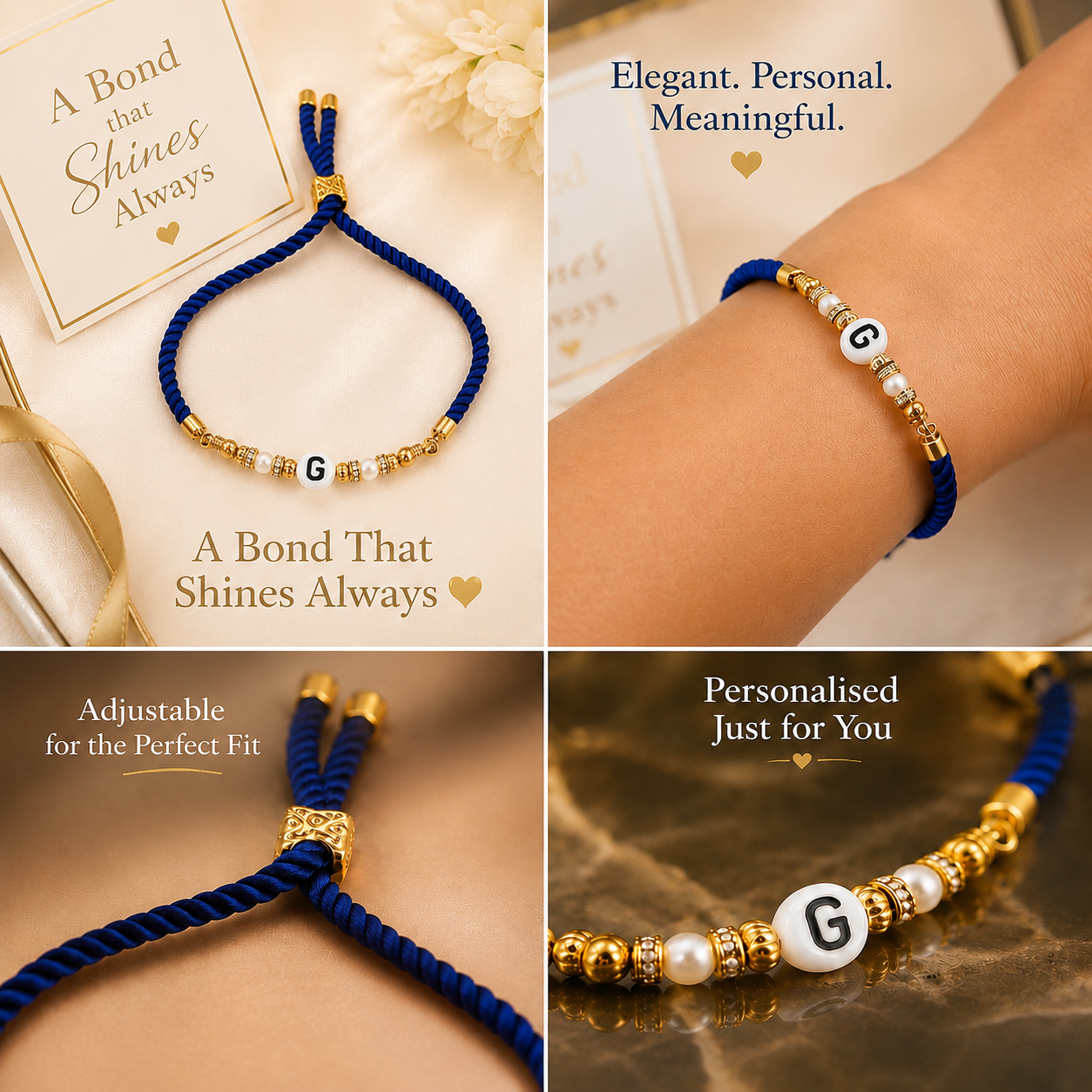 Adjustable Personalised Rakhi