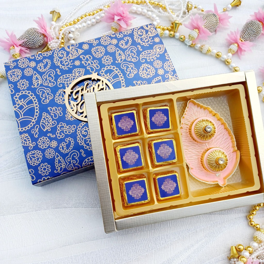 Diwali Chocolate gift set - Navy
