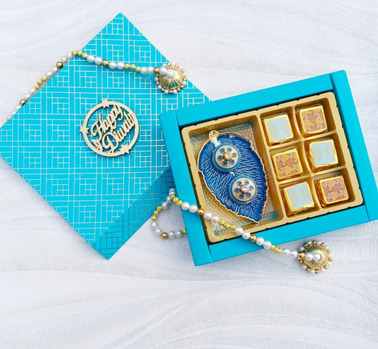 Diwali Chocolate gift set - Blue