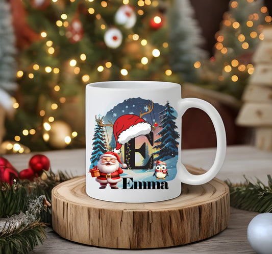 Personalised Christmas Santa Mug