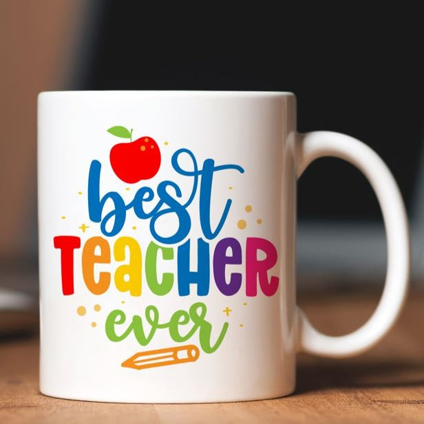 Personalised Best Teachers Tote Bag, Best Teacher Mug, Combo Set