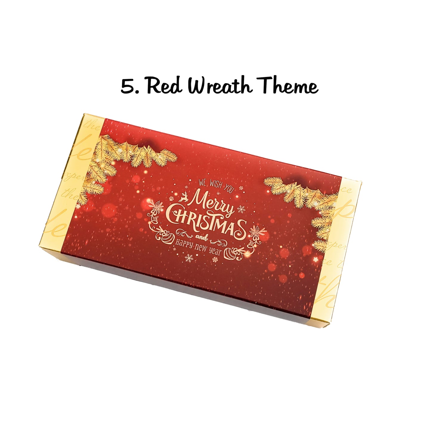 Christmas Theme Wrapped Ferrero Rocher Chocolate Gift