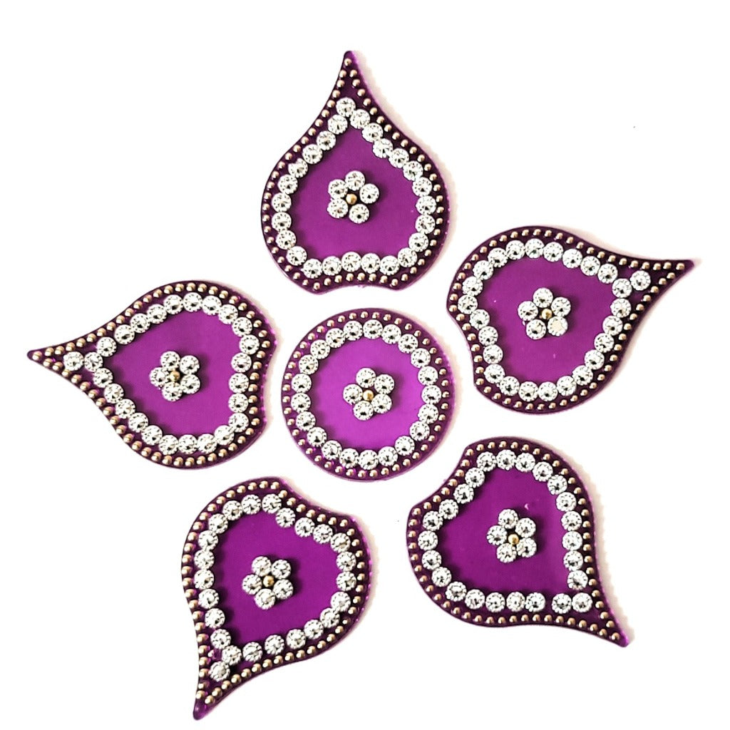 Diwali Decoration Rangoli Reusable Acrylic Set
