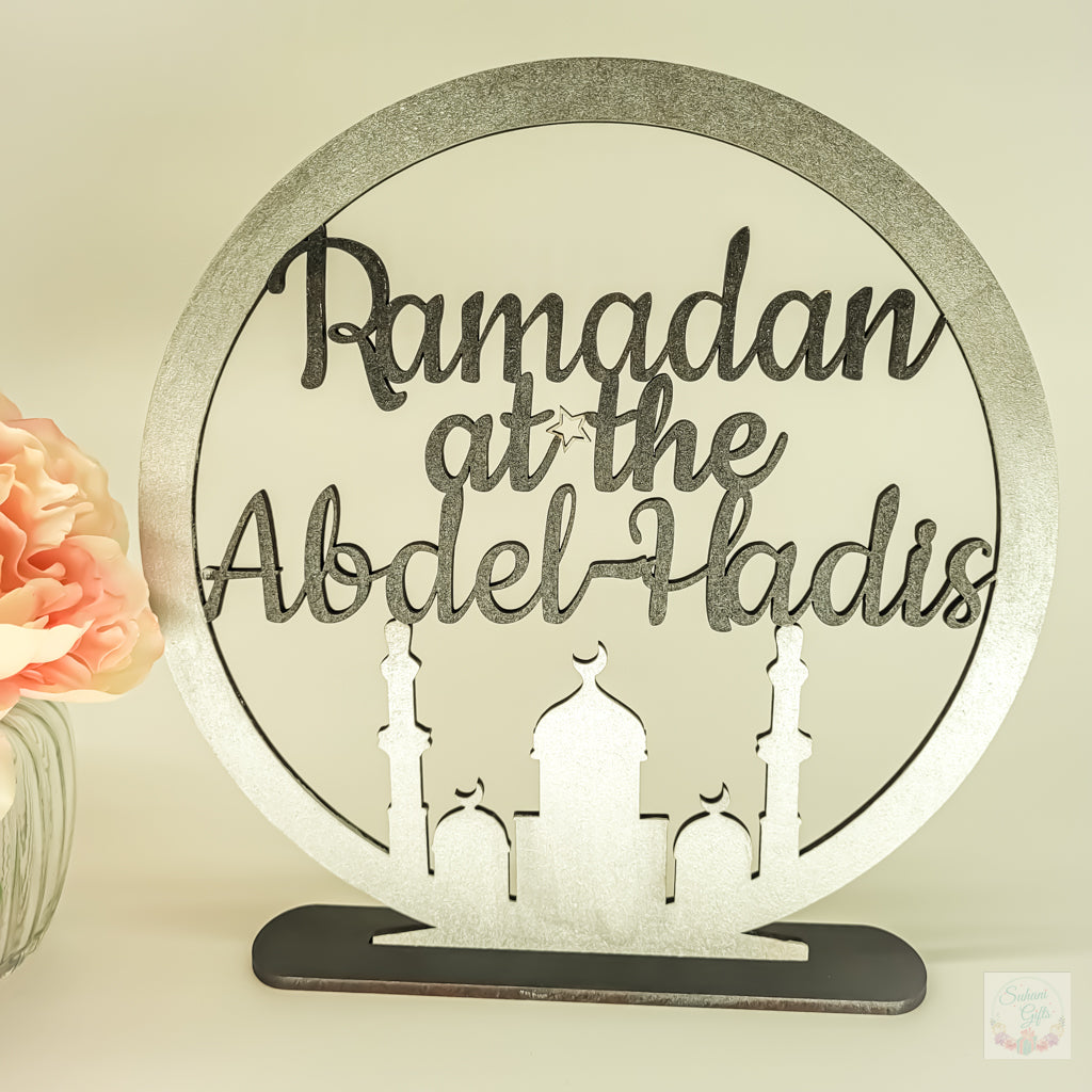 Ramadan Eid Celebration Personalised Signs For Home Decoration