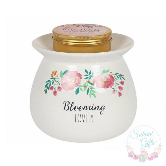 Large Blooming Wax Melt Holder-Suhani Gifts