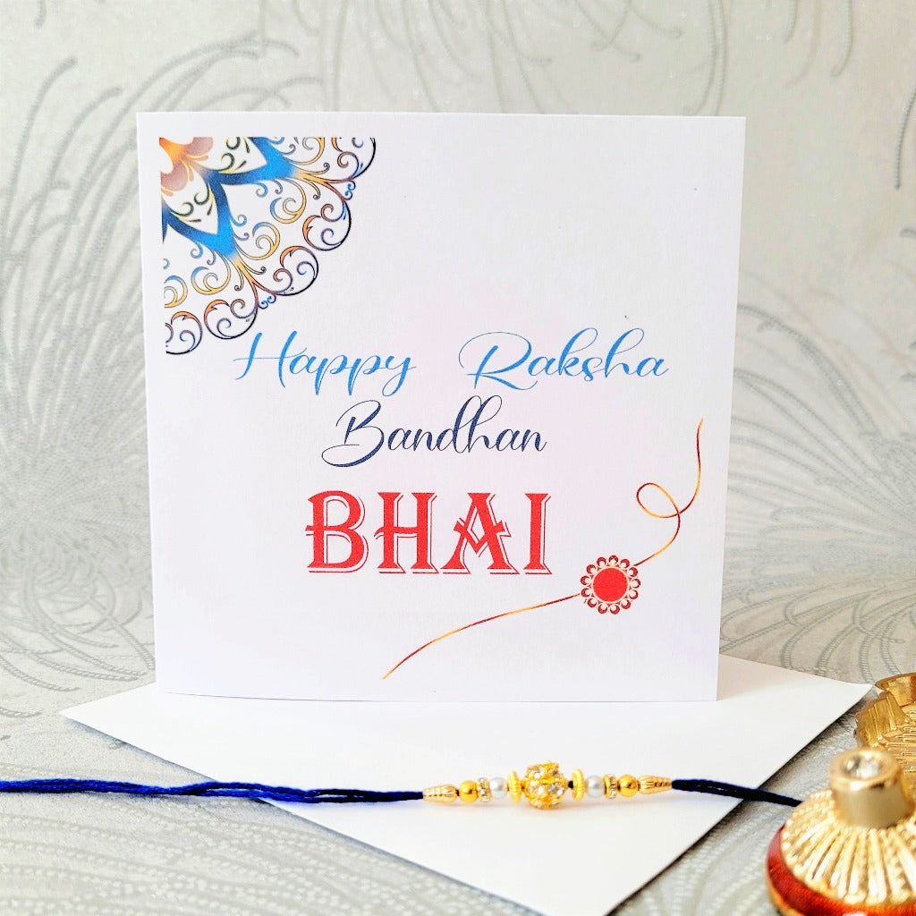 Personalised Rakhi Card for Raksha Bandhan