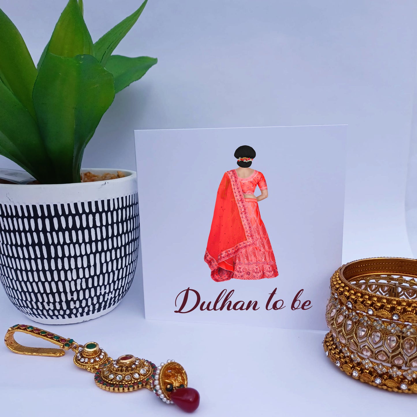 Dulhan to Be Card, Bride to be card