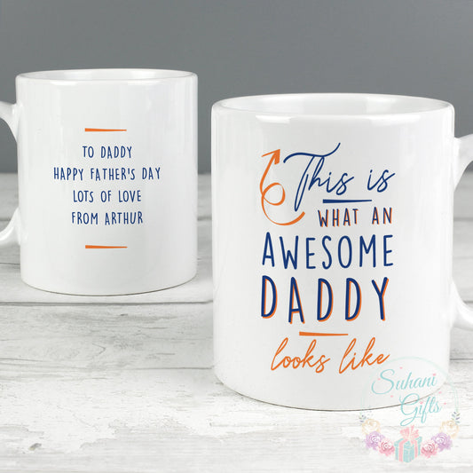 Personalised This Is What Awesome Looks Like Mug-Suhani Gifts