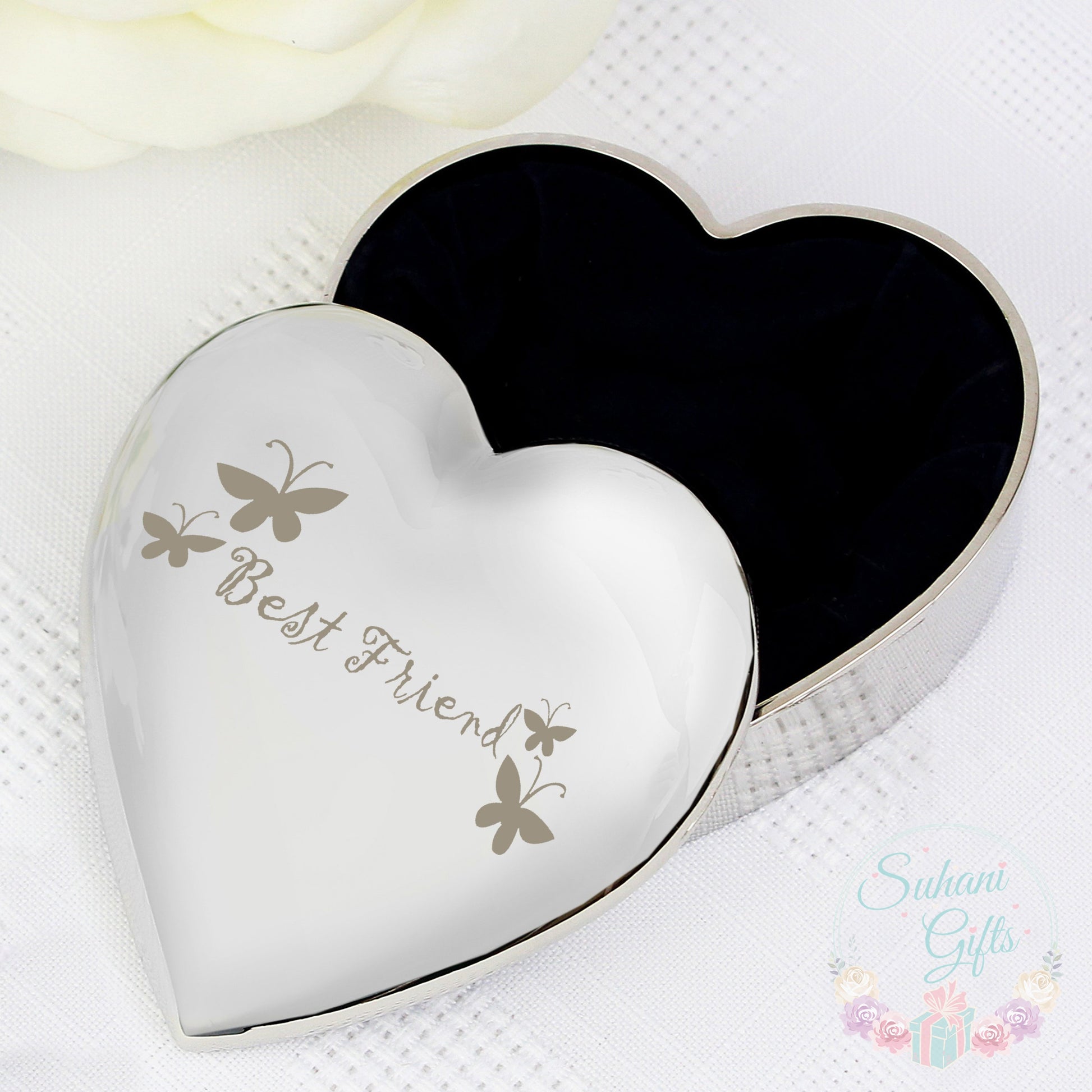 Best Friend Heart Trinket Box - Suhani Gifts