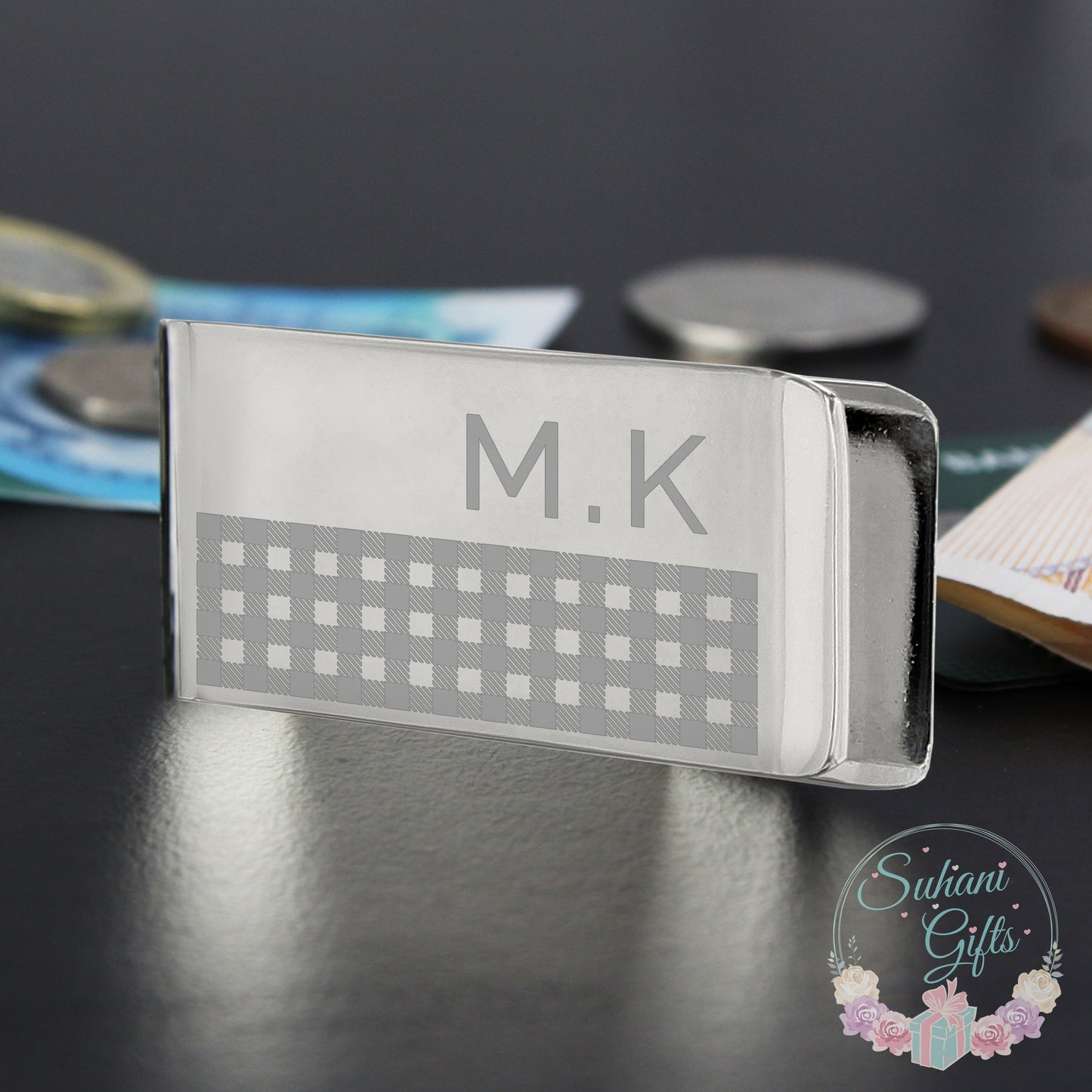 Personalised Hatched Money Clip-Suhani Gifts