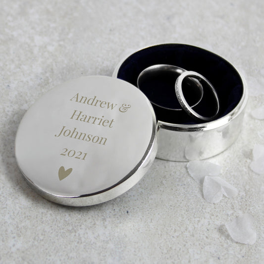 Personalised Ring Box, Gifts for her, Ring Box