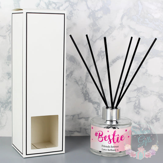 Personalised #Bestie Reed Diffuser - Suhani Gifts