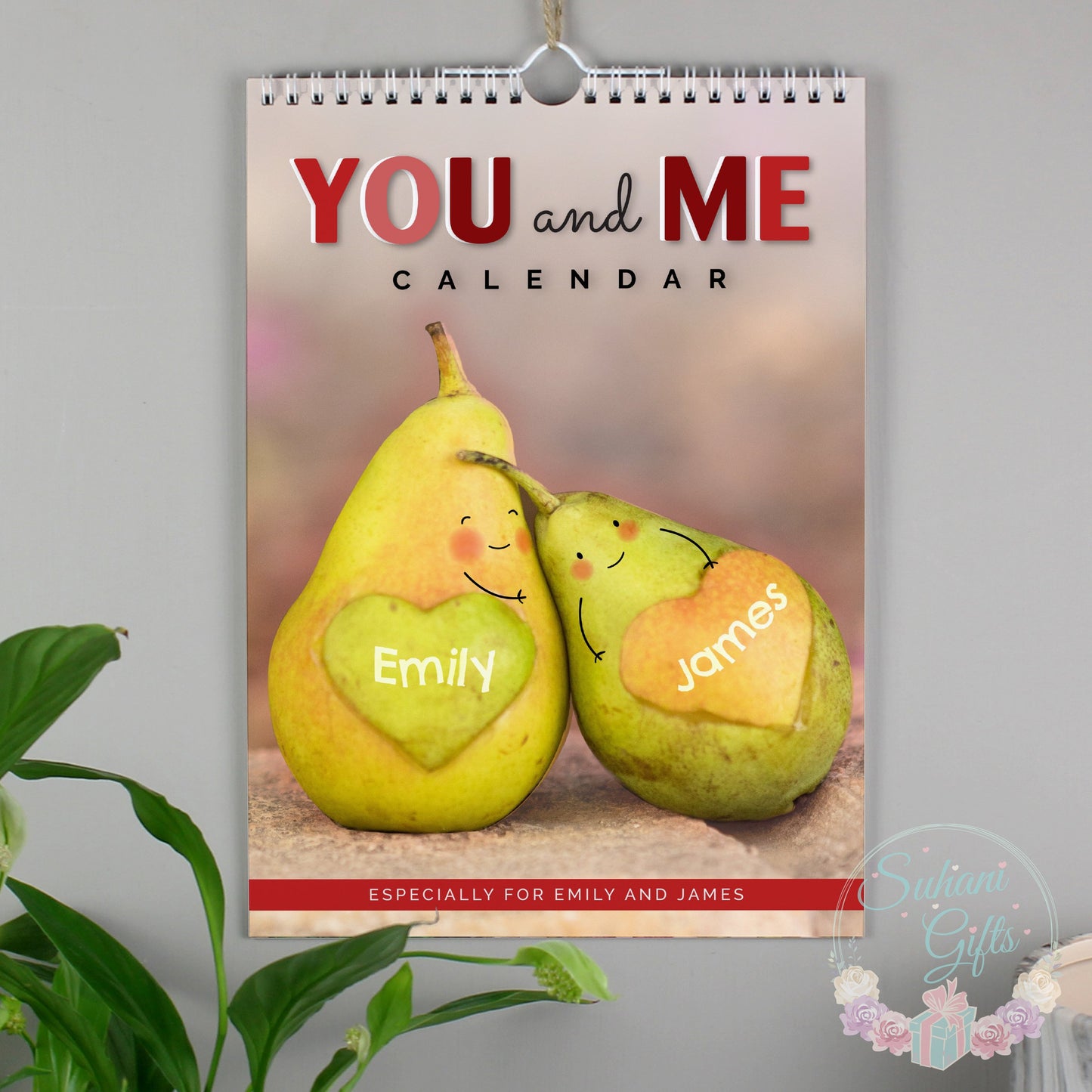 Personalised A4 Couple You And Me Calendar - Suhani Gifts