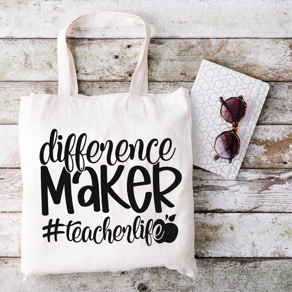 Teacher Tote Bag - Difference Maker