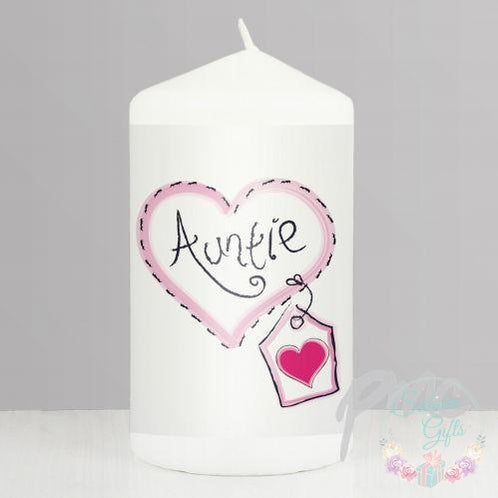Mummy Heart Stitch Candle-Suhani Gifts