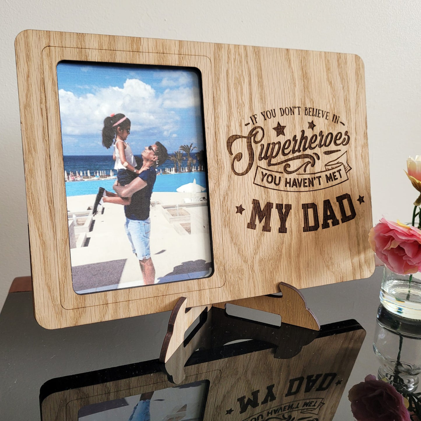 Father's day Gift Wooden Photo Frame