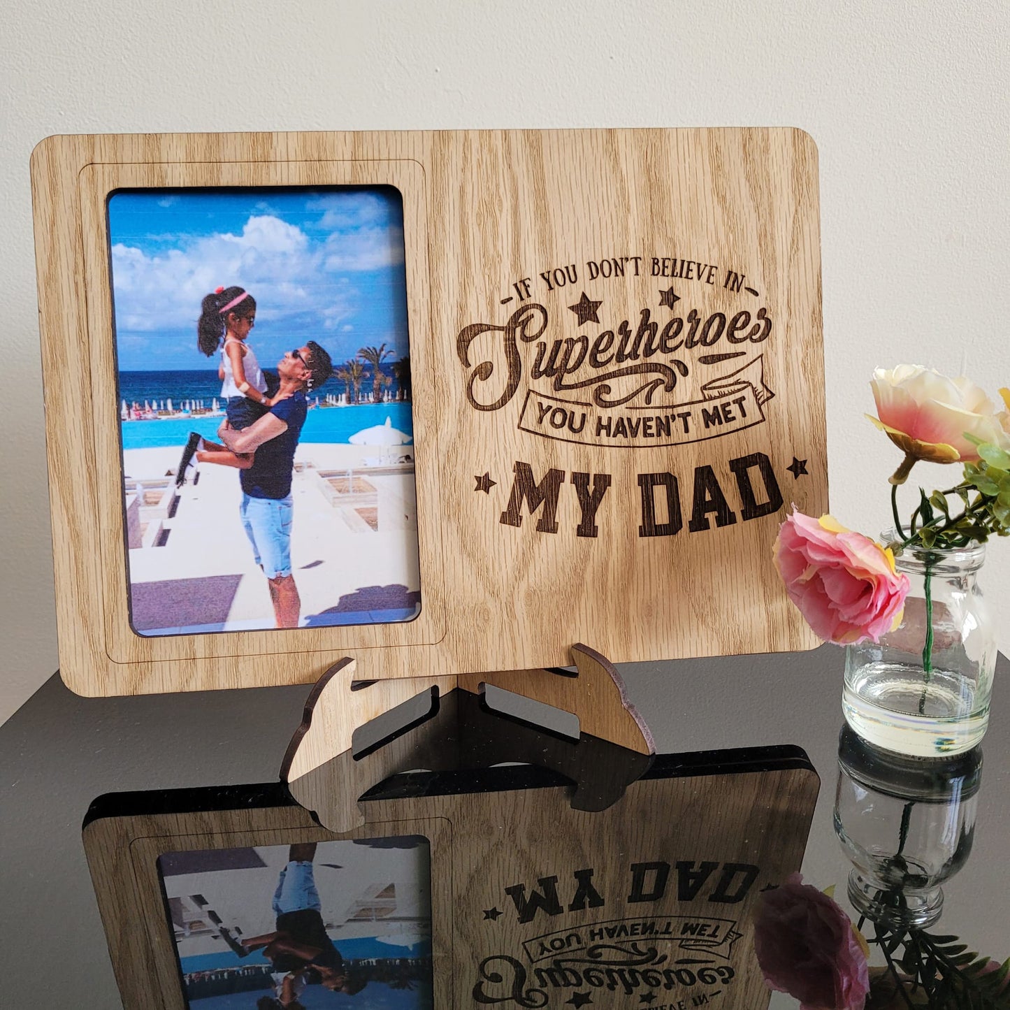 Father's day Gift Wooden Photo Frame