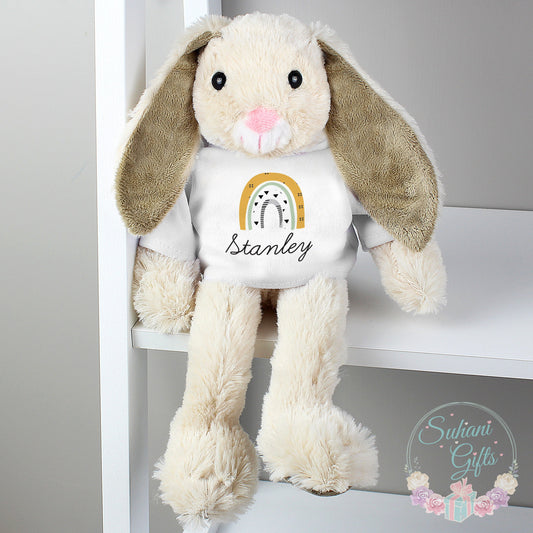 Personalised Rainbow Bunny Rabbit-Suhani Gifts
