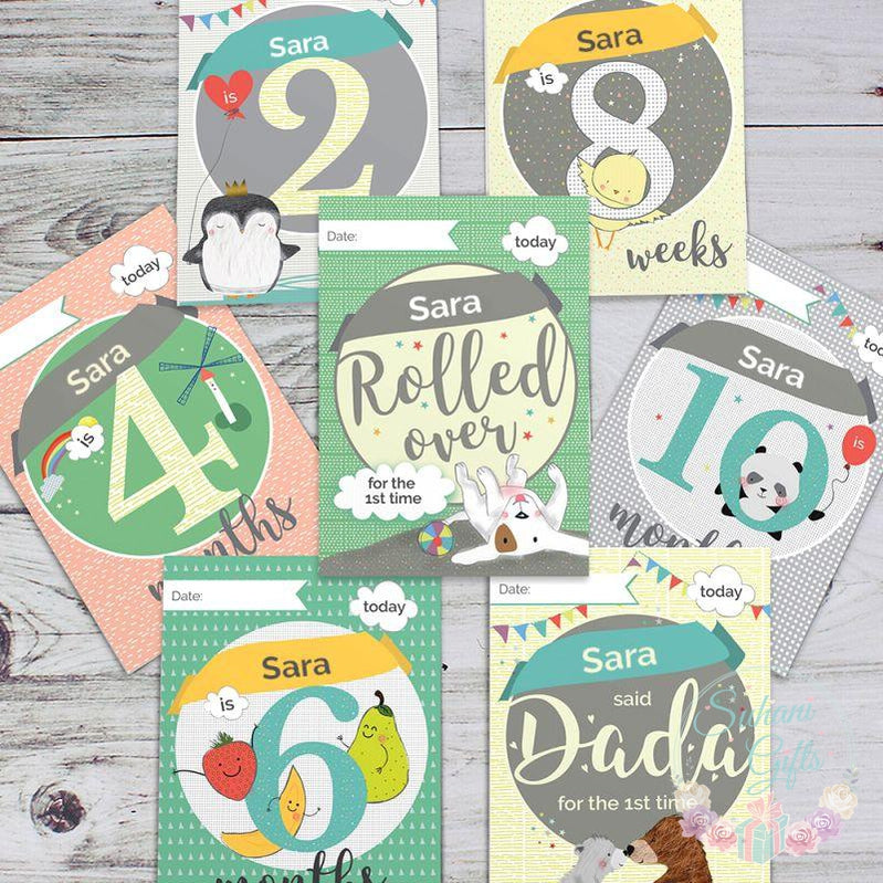 Personalised Baby Cards: For Milestone Moments-Suhani Gifts