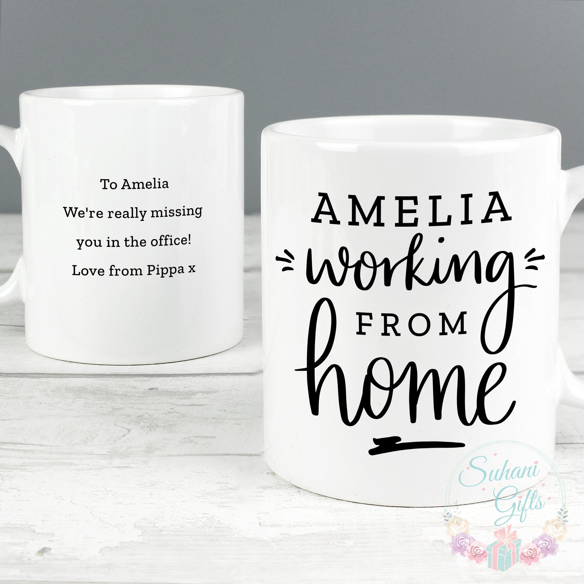 Personalised Working From Home Mug-Suhani Gifts