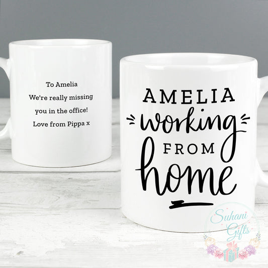 Personalised Working From Home Mug-Suhani Gifts